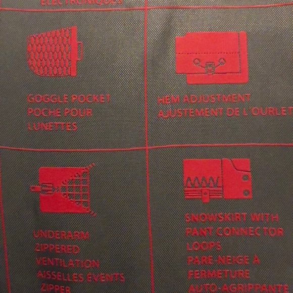 Firefly matte black waterproof snow/ski jacket - Picture 4 of 7